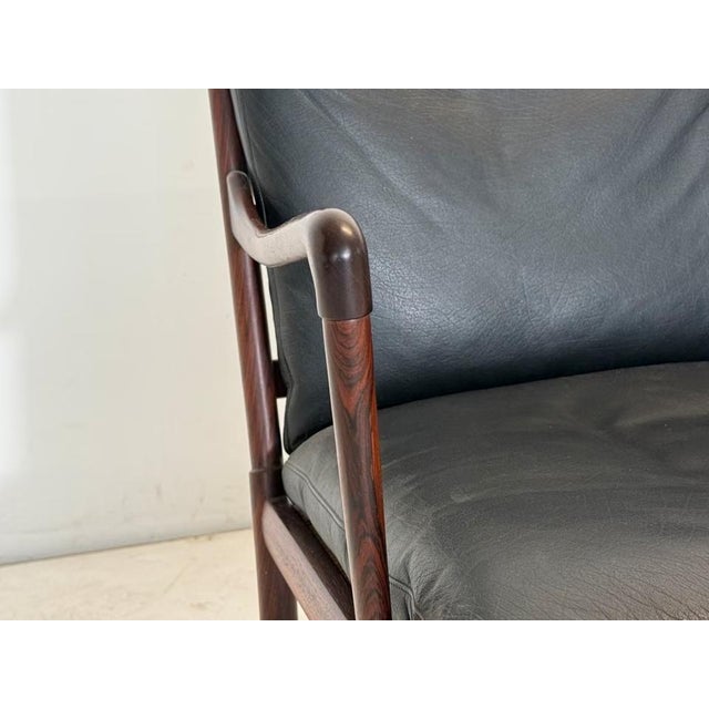 Colonial Leather Sofa by Ole Wanscher for Poul Jeppesens Møbelfabrik For Sale - Image 11 of 15