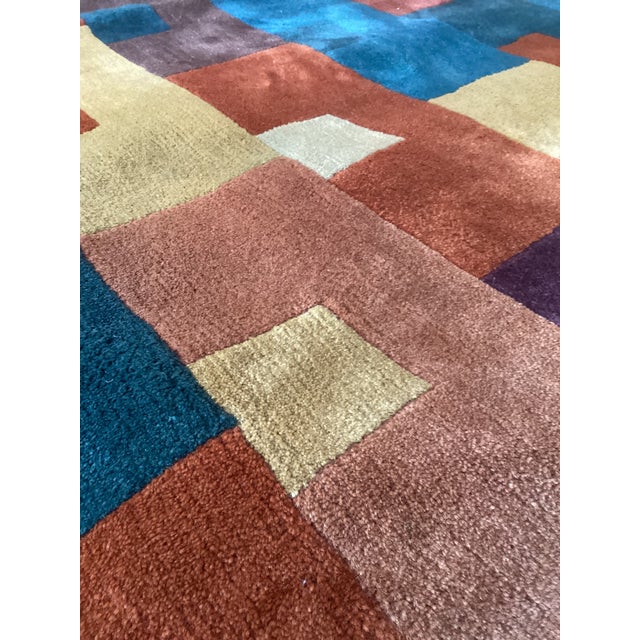 1980s Vintage Wool Rug, 1980s For Sale - Image 5 of 7