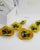Contemporary PENSÉE, Maxi dangling earrings, Yellow, Stud For Sale - Image 3 of 4