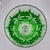 Vintage Emerald Green Cut Crystal Wine Glasses from Cristalería San Carlos, Argentina, 1950s, Set of 8 For Sale - Image 14 of 18