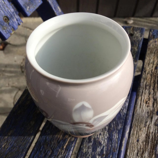 Bing & Grondahl Vintage Danish Porcelain Vase from Bing & Grondahl, 1950s For Sale - Image 4 of 7