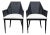McGuire / Baker Furniture Modern Black Cane Dining Chairs, Milling Road Collection, Set of 6 For Sale