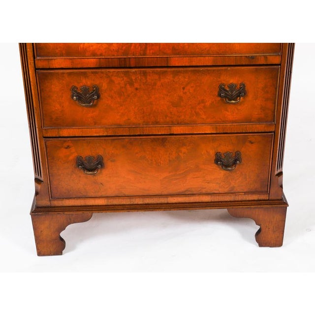 Mid-Century Burr Walnut Bedside Chests, Set of 2 For Sale - Image 15 of 18