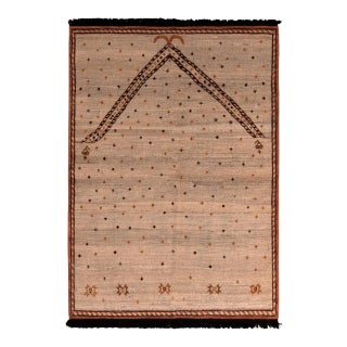 Rug & Kilim Classic Style Rug, Beige-Brown Geometric Pattern, 8x10 For Sale