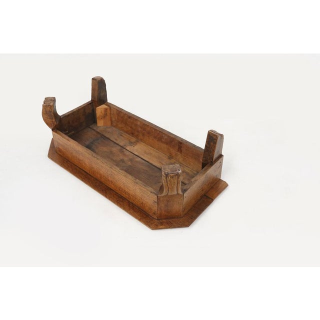 Rustic Low Church Stool in Oak, France, 1900 For Sale - Image 11 of 14
