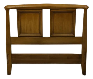 White of Mebane Solid Walnut Mid Centiry Modern Twin Size Headboard 7200-1