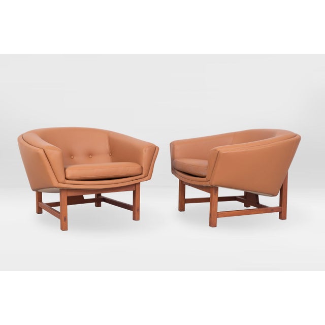 Pair of Corona Lounge Chairs by Lennart Bender, 1970