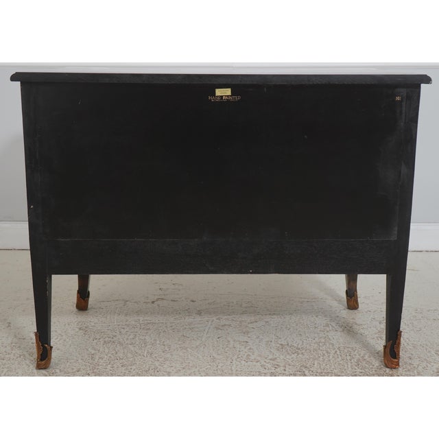 Maitland Smith Chinoiserie Louis XV Style Bombe Commode For Sale - Image 16 of 18