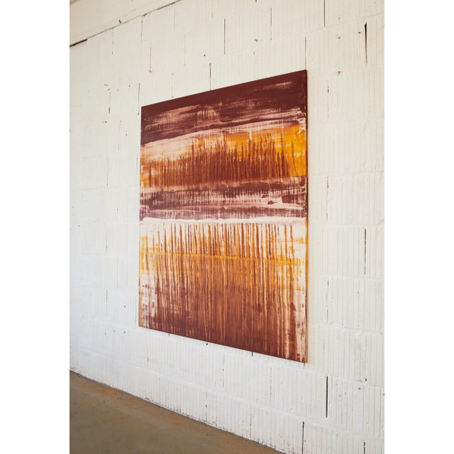 "Volcanic Monochrome Number 3" Large Original Abstract Painting by Simon Findlay For Sale - Image 16 of 17