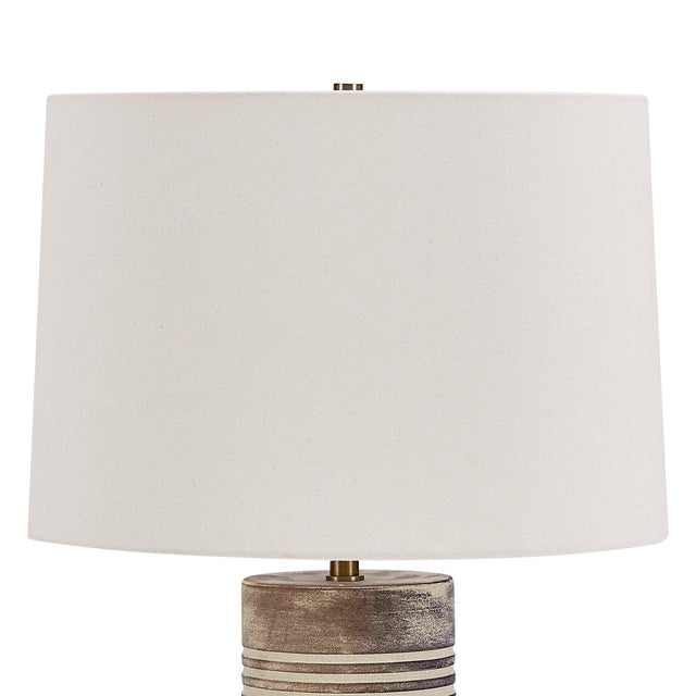 2020s Vale Beige Hues Table Lamp For Sale - Image 5 of 6