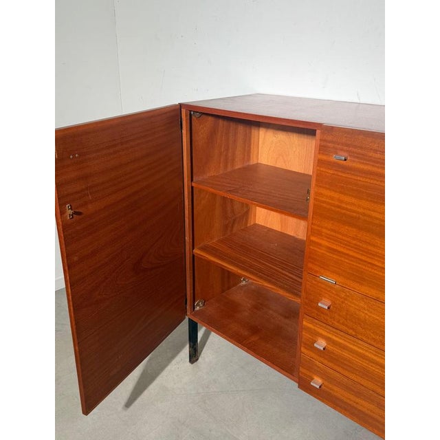 Mid-Century Highboard in Teak, 1960s For Sale - Image 4 of 7