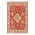 Southwestern Kazak Burnt Orange/Red Wool Rug - 8'0''x9'8'' For Sale