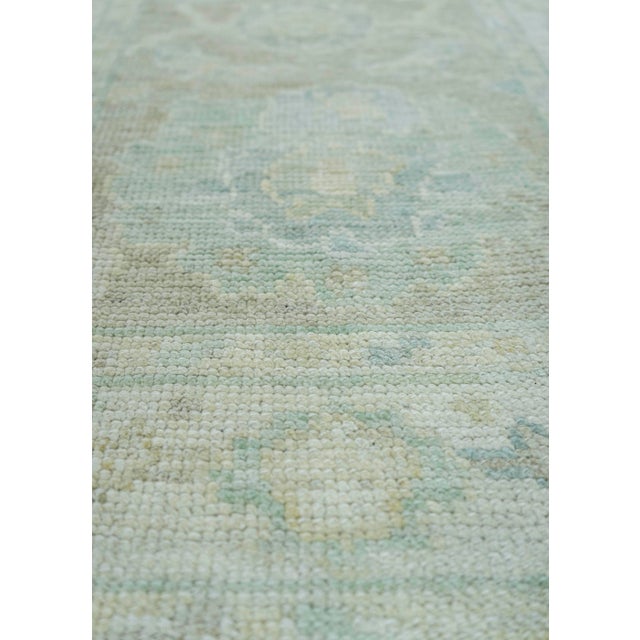 Turkish Oushak Rug 2'3"x 6' #19433 For Sale - Image 4 of 8