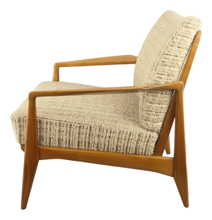 Mid-Century Scandinavian Style Oak Lounge Chairs, Germany, 1960s