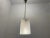 White Opaline Glass Pendant Light from Stilnovo, 1950s For Sale - Image 8 of 11