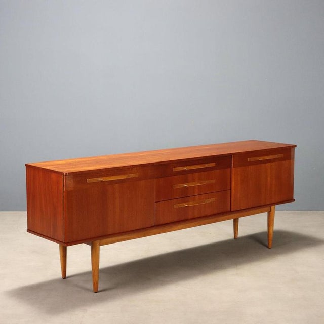 English Teak Sideboard, 1960s For Sale - Image 11 of 11
