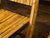 Pair of Midcentury Bamboo Folding Chairs with Slatted Design and Light Patina For Sale In Atlanta - Image 6 of 10