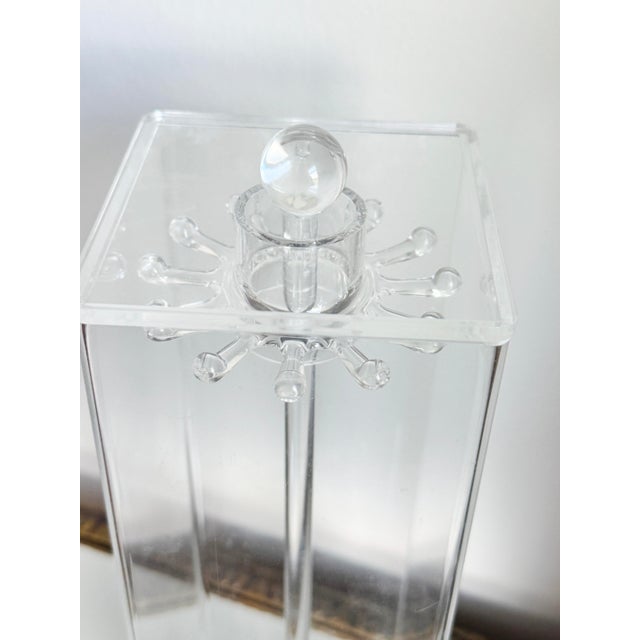 Postmodern Acrylic Jewelry Caddy Necklace Holder For Sale - Image 12 of 17