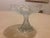 Vintage ABP Pressed/Cut Glass PEDESTAL COMPOTE. Stepped Base Candy Dish. Scalloped. Unknown make and year but is similar...