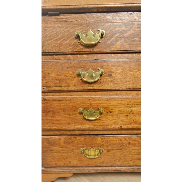 George III Desk in Oak, 1780 For Sale - Image 12 of 18