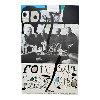 Joan Miró (1893–1983) – Galería Artema Barcelona 1980 – Original Vintage Exhibition Poster For Sale
