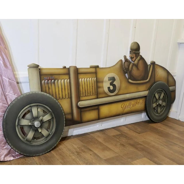 Wood Wooden Trade Sign, 1950s For Sale - Image 7 of 10