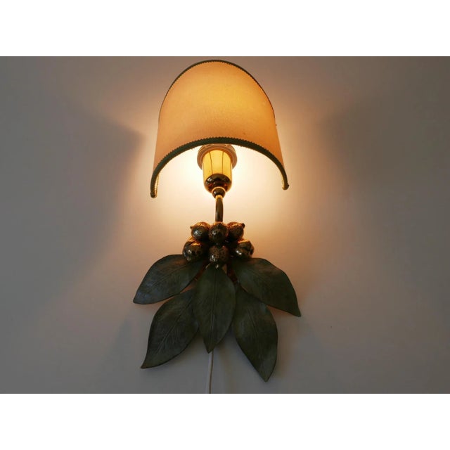 Mid-Century Bronze & Patinated Brass Sconce For Sale - Image 14 of 18