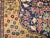 Vintage Persian Tabriz Area Rug, Floral Pattern, Handwoven Wool, Navy & Red, 4’ X 6’ For Sale - Image 10 of 12