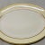 Large Pope Gosser Cream, Ivory and Gold Ivanhoe Platter, Marked Ivanhoe Usa For Sale - Image 4 of 8