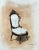 Original watercolor painting by western artist Joseph Holbrook (American, 1946-). Study of a Victorian Era side chair. The...