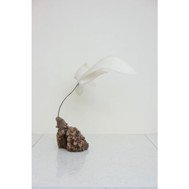 1960s Vintage Flying Seagull Tabletop Sculpture For Sale - Image 5 of 13