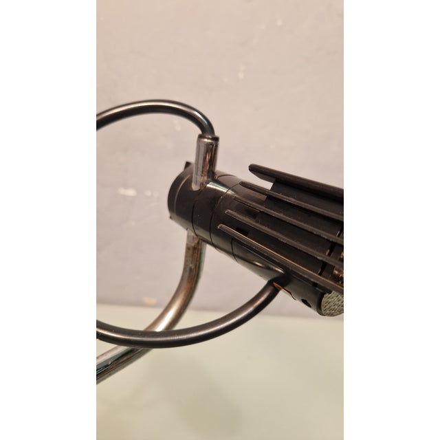 Mid-Century Modern Vintage Table Lamp by Bruno Gecchelin for Oluce, 1970s For Sale - Image 3 of 15