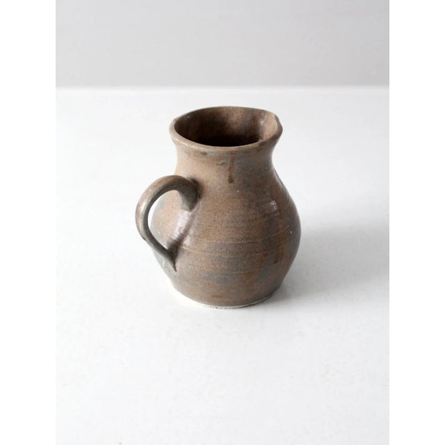 Vintage Studio Pottery Pitcher For Sale - Image 9 of 13