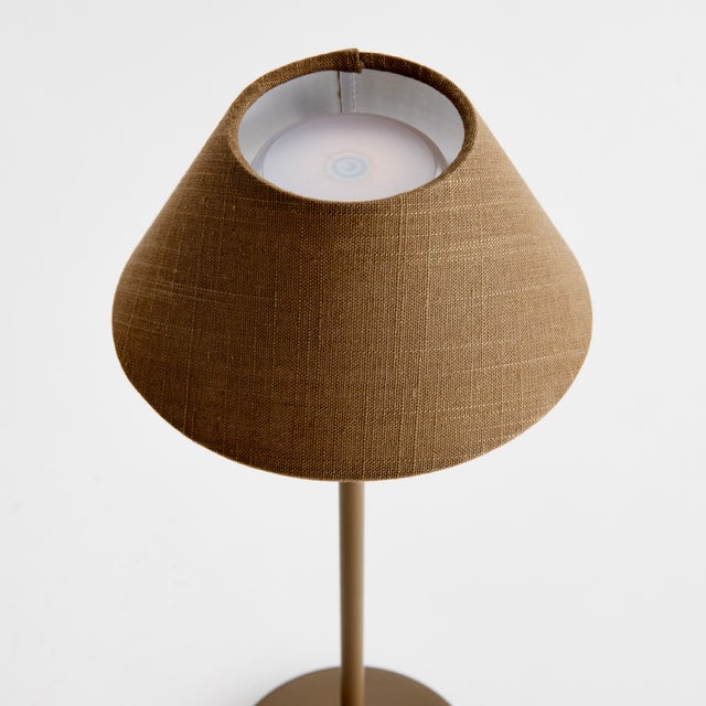 Kenneth Ludwig Chicago Alluna Cordless Led Lamp 14" - Brown For Sale - Image 4 of 8