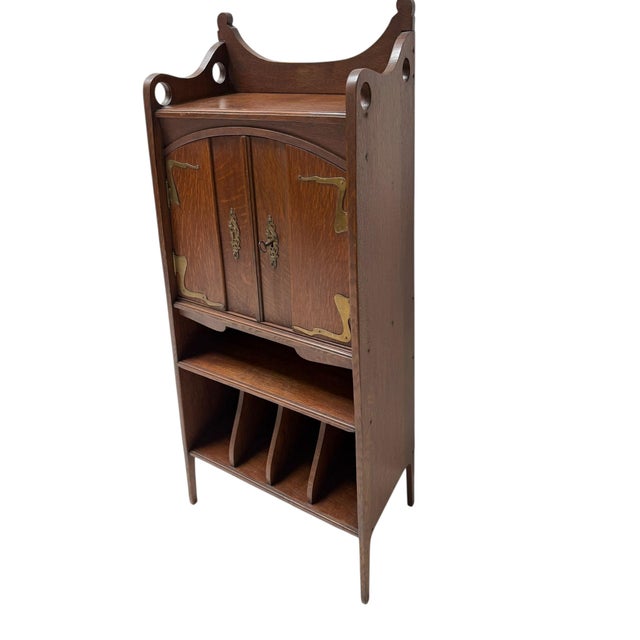 Arts and Crafts Art Nouveau Cabinet by H.P. Mutters and Zoon, the Hague, 1900s For Sale - Image 14 of 14