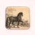 Italian Horse Coasters: 1950s Italian Lacquerware, Equestrian Decor (Set of 6) For Sale - Image 3 of 11