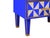 Blue and White Optical Effect Nightstands in Murano Glass from Justfurnituress SRL, Set of 2 For Sale - Image 4 of 6