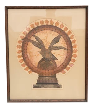 America as Shiva Etching by Bethia Brehmer