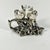 Mid-Century Italian Hollywood Regency Giacometti Style Birds on a Branch Salt & Pepper Shaker - 3 Piece Set For Sale - Image 12 of 12