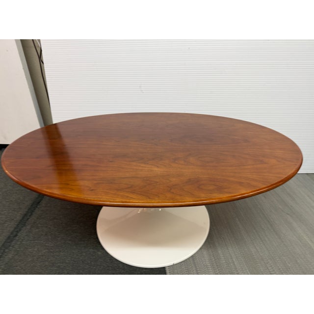 Wood Mid Century Space Age Tulip Coffee Table For Sale - Image 7 of 12