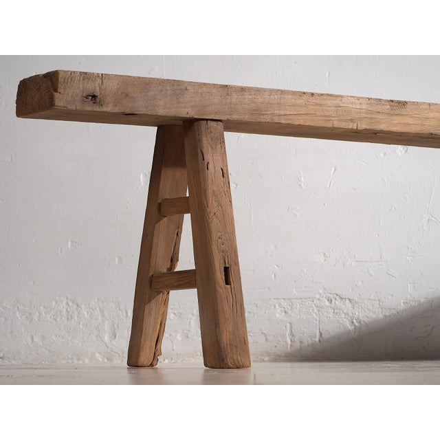 Large Antique Bench, 1870s For Sale - Image 6 of 15