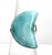 Monumental Larimar Half-Moon Ring in Sculptural .925 Sterling Silver, Size 7.75 For Sale - Image 4 of 10