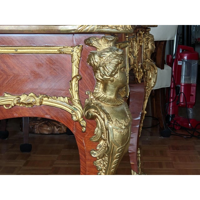 Antique Beautiful Majestic French Table 19th Century Louis XV Style For Sale - Image 10 of 18