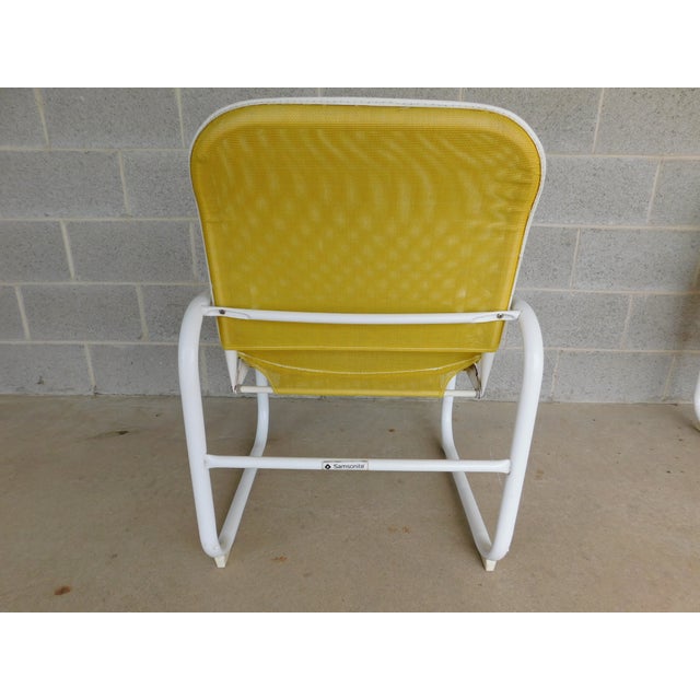 Samsonite Vintage MidCentury Modern 5 Piece Patio Set Chairish