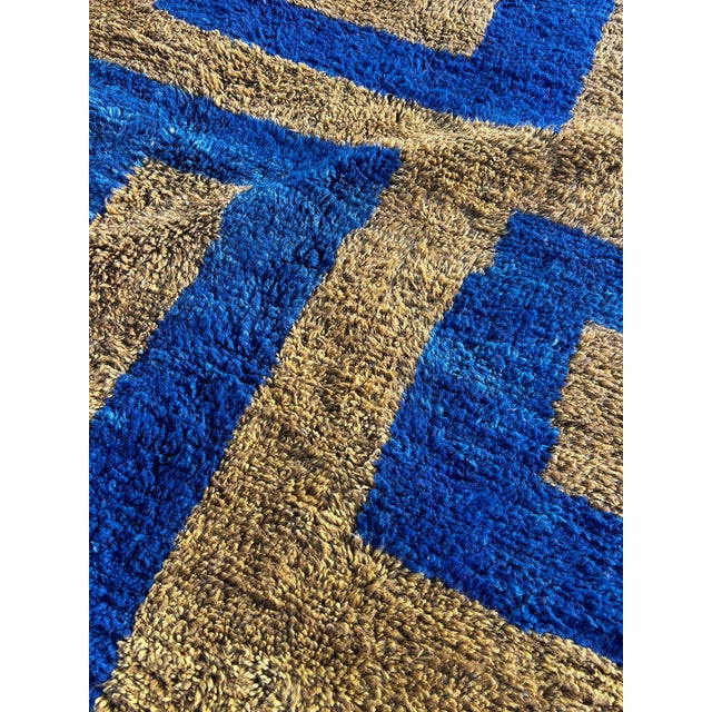 1990s Moroccan Mrirt Beni Ouarain Wool Rug, 1990 For Sale - Image 5 of 15