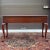 1990s Pennsylvania House Traditional Queen Anne Solid Cherry 2 Drawer Console or Sofa Table For Sale - Image 9 of 12
