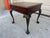 Stickley Furniture Chippendale Style Ball & Claw Feet Mahogany Inlaid Side Table For Sale - Image 12 of 12