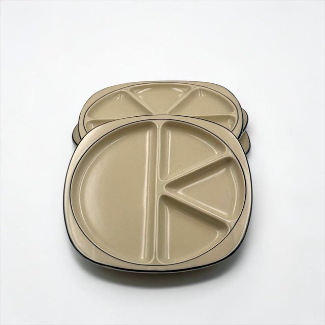 Ceramic Compartment Plates from Rosenthal Studio-Linie, Germany, 1970s, Set of 4 For Sale - Image 7 of 13