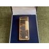 Vintage Dunhill Gold Plated Rare Cognac Marble Lacquer Lighter Original Case For Sale - Image 16 of 18