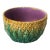 Antique 19c Majolica Pineapple Pattern Bowl C1880s For Sale